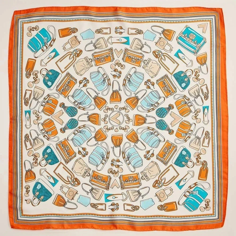 Handbag Print Scarf - OR